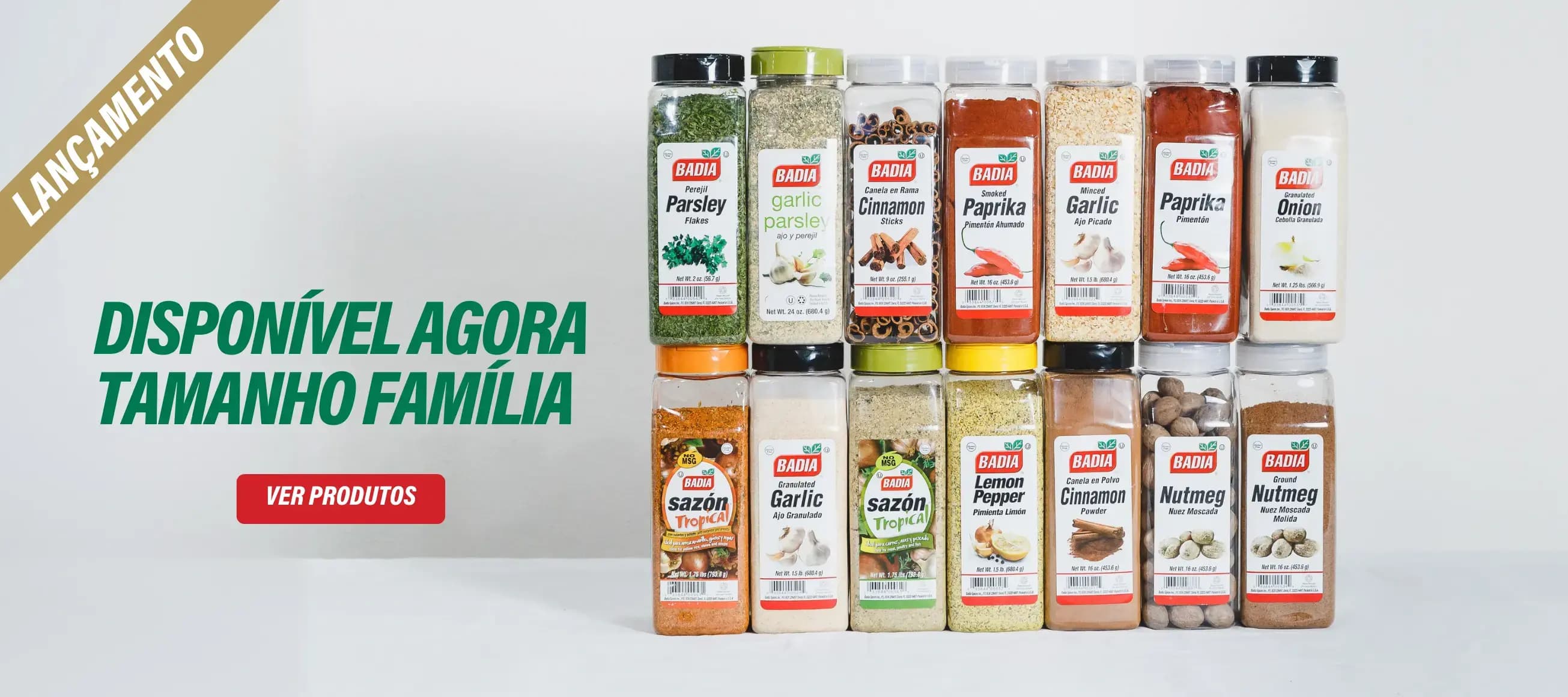 Novos tamanhos!